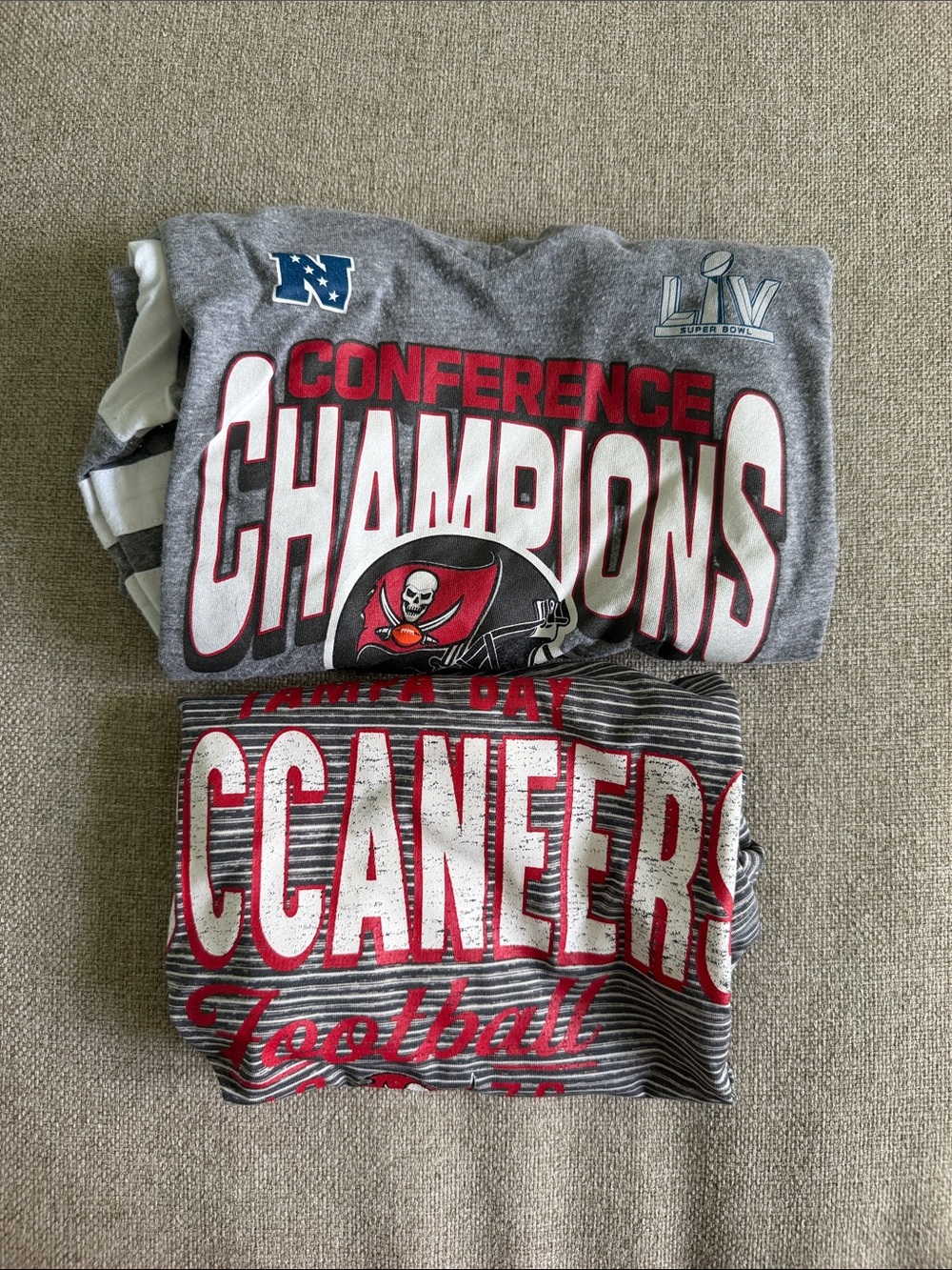 Tampa Bay Buccaneers Gray Conference Champions T-Shirt